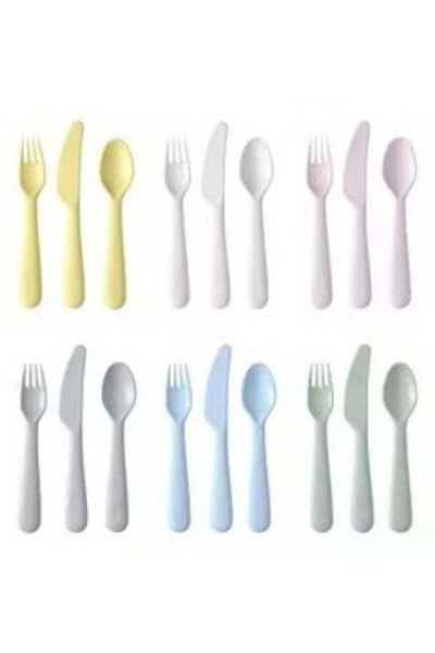 KALAS 18-Piece Tableware Set - Mixed Colors