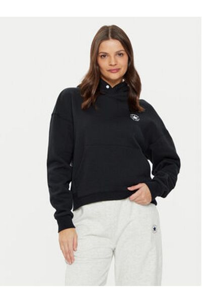 converse Hanorac Converse pentru femei 10027065-A03 Negru