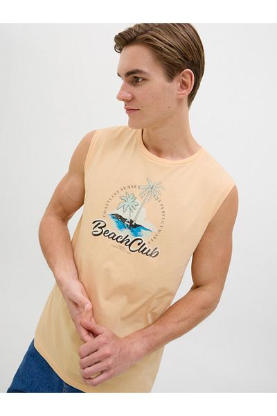 REBEL By Styli Graphic Print Round Neck Tank