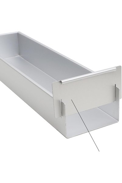 moldchef Mold Chef Stainless Steel Tiramisu Mold Length 40cm Depth 8cm Width 8cm