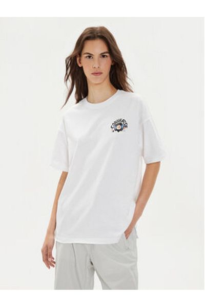 converse Tricou damă converse 10026373-A03 Alb