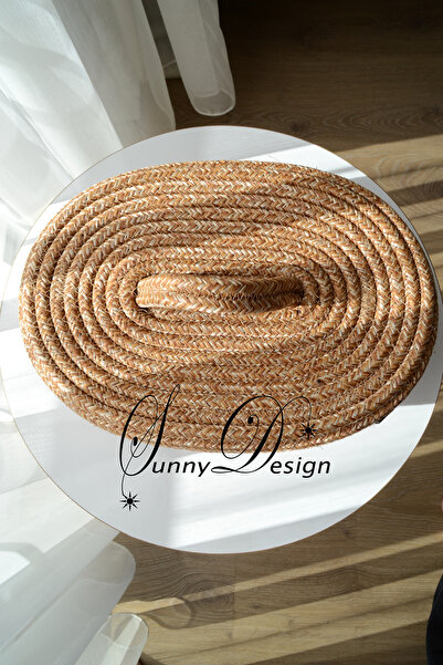 MY SUNNY DESİGN jüt hasır sepet düzenleyici organizer kapaklı sepet düzen dek...