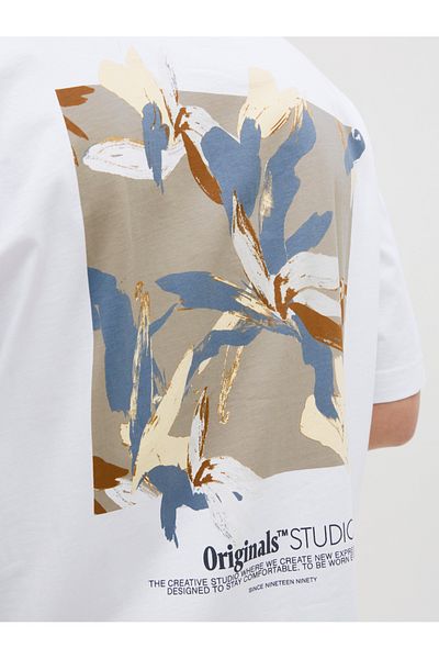 Jack & Jones Jorvarenna Painted Back Short Sleeve Crew Neck T-Shirt