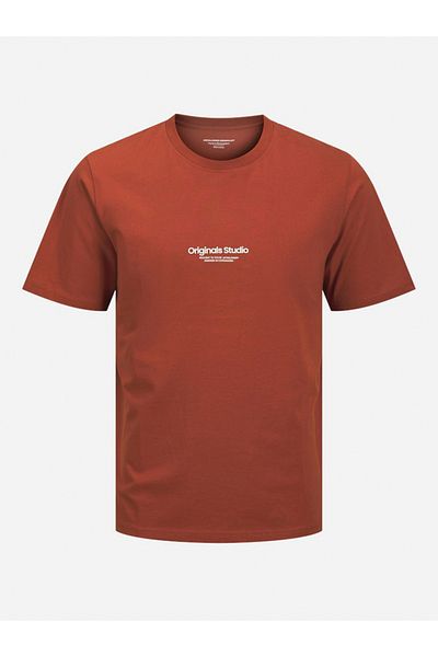 Jack & Jones Slogan Print Round Neck T-Shirt