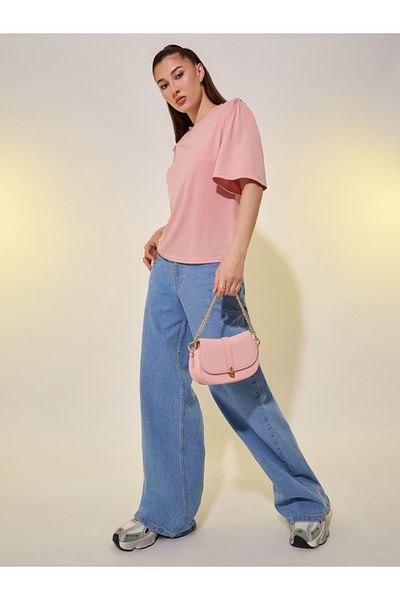 Styli Round Neck Regular Fit T-Shirt