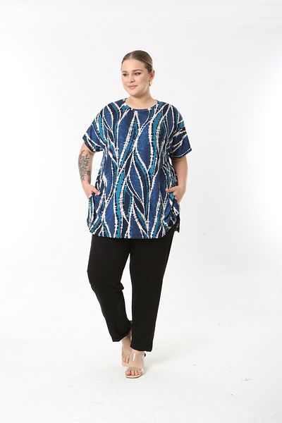 XL Modam Xlmodam Women's Multicolor Lycra Tunic with Large Size