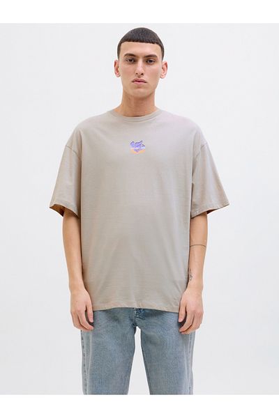 Jack & Jones Graphic Print Round Neck T-Shirt