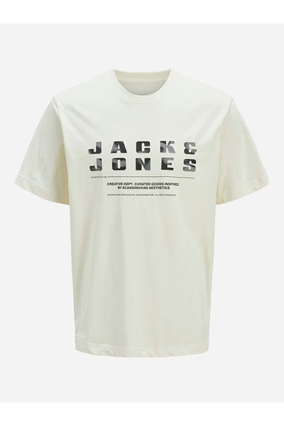 Jack & Jones Jcorecharge Front Branding Crew Neck T-Shirt