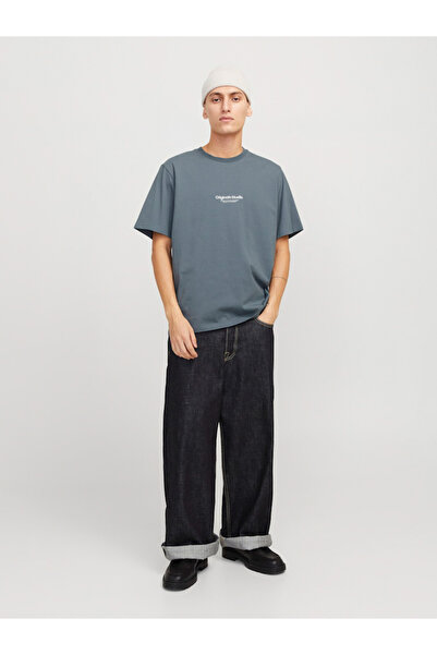 Jack & Jones Slogan Print Round Neck T-Shirt