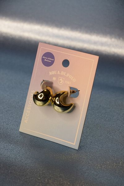 Aqua Di Polo 1987 Women's Gold Drop earrings