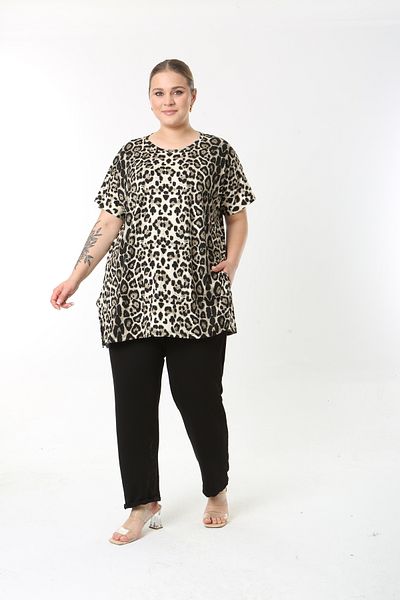 XL Modam Xlmodam Women's Multicolor Lycra Tunic with Large Size