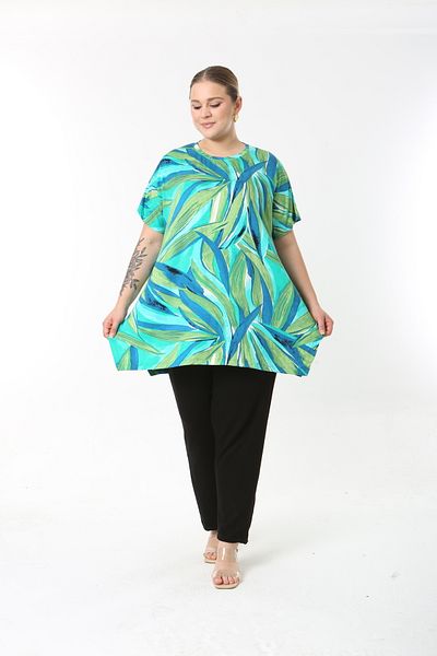XL Modam Xlmodam Women's Multicolor Lycra Tunic with Large Size