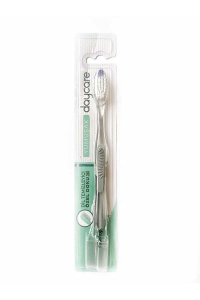Daycare Tongue Cleaner Special Texture Soft Toothbrush 1Pcs