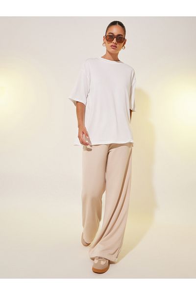 Styli Graphic Print Round Neck T-Shirt