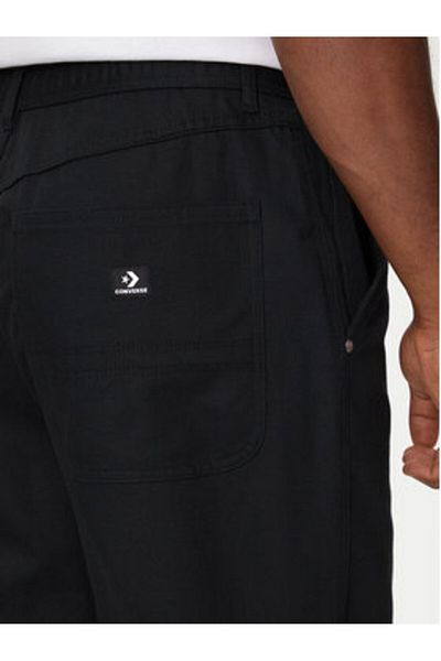converse Pantaloni din material textil pentru bărbați Converse 10026010-A02 Negri