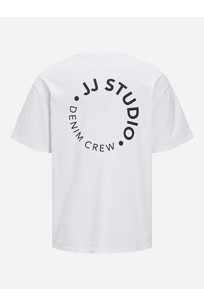 Jack & Jones Slogan Print Crew Neck T-Shirt