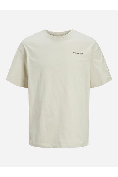 Jack & Jones تي شيرت بطبعة شعار ورقبة دائرية