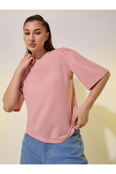 Styli Round Neck Regular Fit T-Shirt