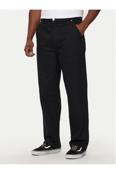 converse Pantaloni din material textil pentru bărbați Converse 10026010-A02 Negri