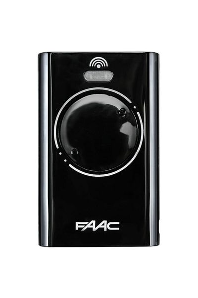 FAAC Garage Door Remote Control, Faac XT2, 868 MHz, Black