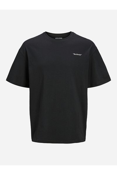 Jack & Jones Slogan Print Crew Neck T-Shirt