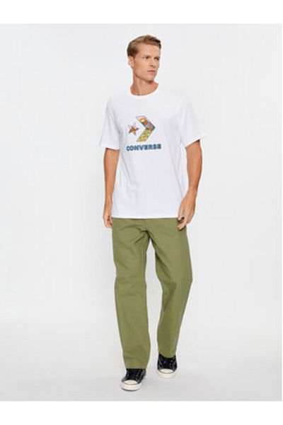 converse Men's T-Shirt 10025280-A02 White