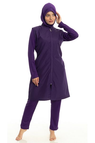 Differend Full Covered Hijab Swimsuit Vest Suit