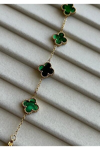 Goche Bijuteri (Yaz Sezonu) Yonca model çelik bileklik