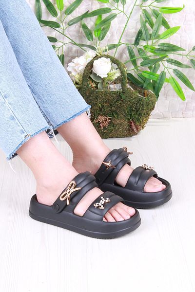 fort E458 Daily Beach Sea Pool Slippers Lightweight Comfortable Flexible Women's Slippers