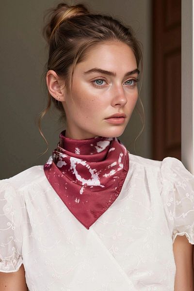 bacc Claret Red Bandana Scarf Bcnsv-2512350