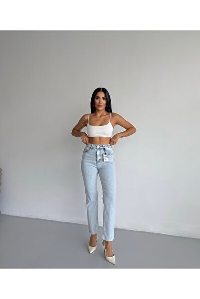 Genel Markalar Mom fit kesik paça