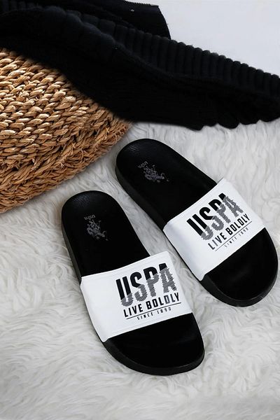U.S. Polo Assn. Hospital Sea Pool Beach Comfortable Sole Men's Slippers