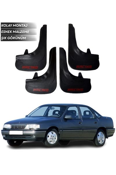 SONİKON LİNE Opel Vectra a Compatible Racing Written 4-Piece Mudguard Mudflap Dust Cover Modified