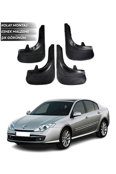 SONİKON LİNE Renault Laguna 3 Compatible 4-Piece Mudguard Mudguard Dust Cover Modified