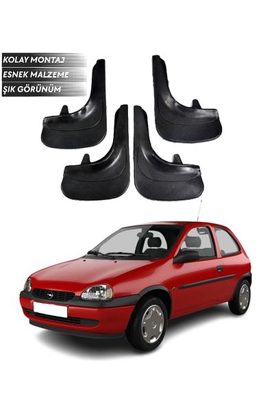 SONİKON LİNE Opel Corsa Compatible 4-Piece Mudguard Mudguard Dust Cover Modified