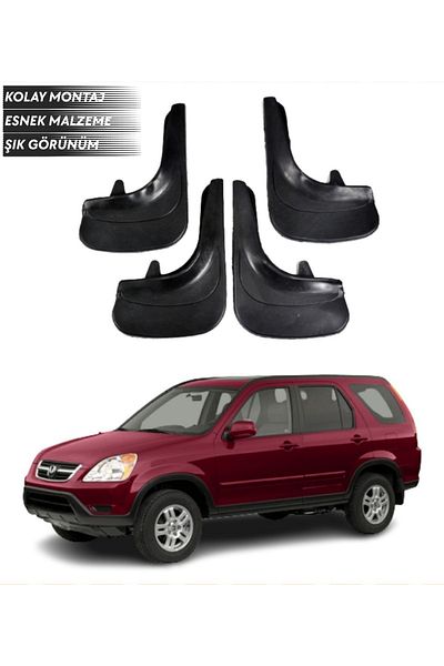 SONİKON LİNE Honda Cr-V 2002-2007 Compatible 4-Piece Mudguard Mudguard Dust Cover Modified
