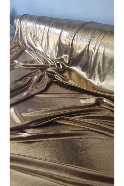 River Fabrics Varaklı Buzy Gold