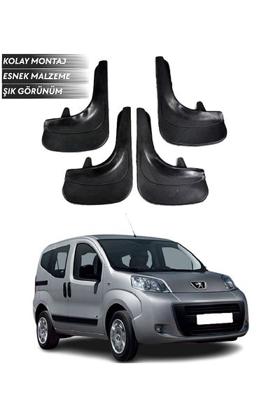 SONİKON LİNE Peugeot Bipper Tepee Compatible 4-Piece Fender Mudguard Dust Cover Modified