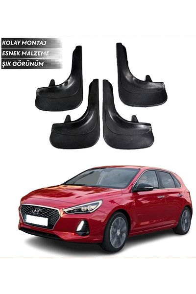 SONİKON LİNE Hyundai I30 Compatible 4-Piece Fender Mudguard Dust Cover Modified