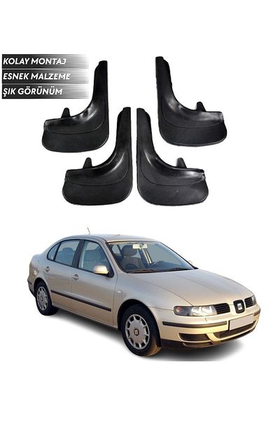SONİKON LİNE Seat Toledo Compatible 4-Piece Mudguard Mudguard Dust Cover Modified