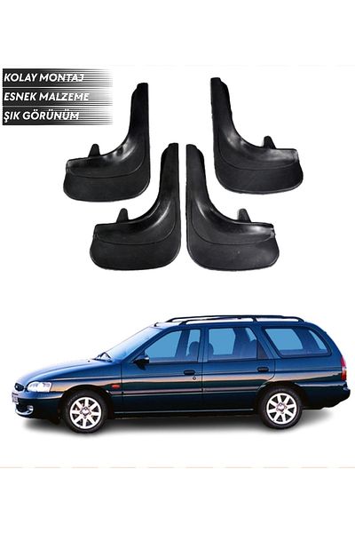 SONİKON LİNE Compatible with Ford Escort Stw All Cases 4 Mud Flaps Mud Flaps Dust Covers Modified