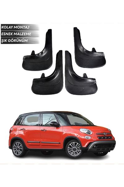 SONİKON LİNE Fiat 500L Compatible 4-Piece Mudguard Mudguard Dust Cover Modified
