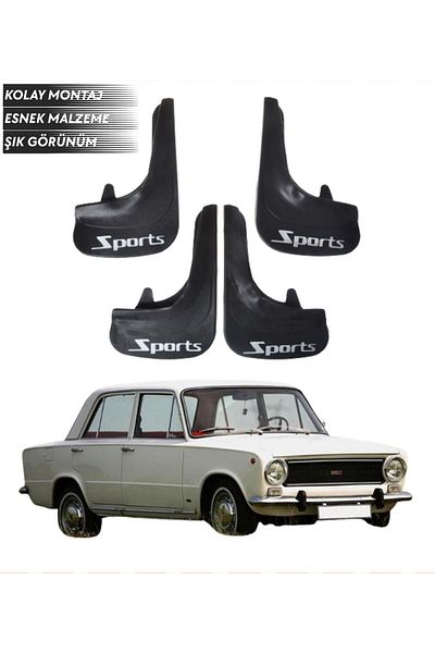 SONİKON LİNE Fiat Hacı Murat Compatible Sports Written 4-Piece Fender Mudguard Leggings Modified
