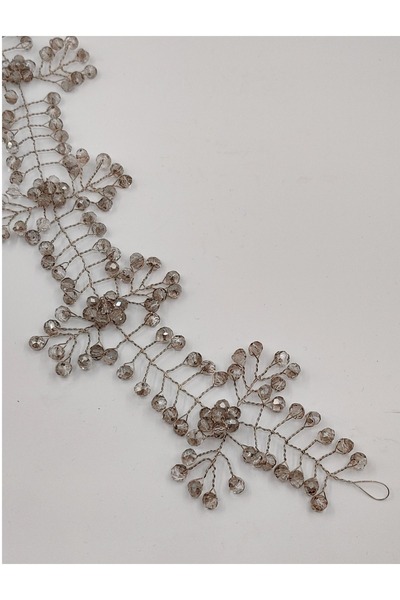 mim eşarp Accesoriu pentru păr și turban de mireasă cu mărgele, cristal floral