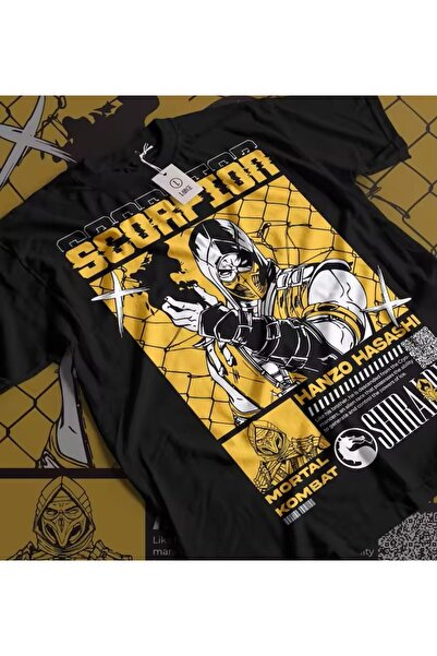 l'eivor تي شيرت بطبعة العقرب هانزو هاساشي