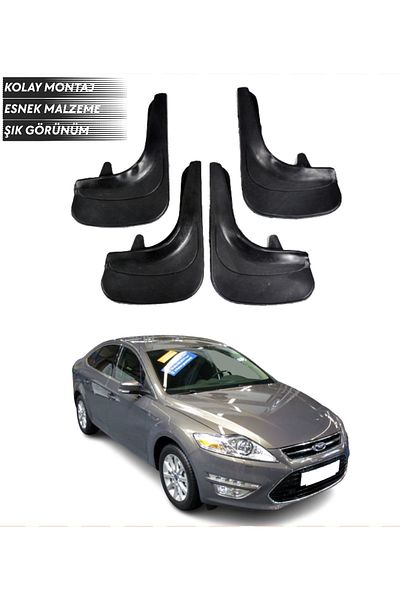 SONİKON LİNE Ford Mondeo 2008-2013 Compatible 4-Piece Dust Cover Mudguard Mudguard Modified