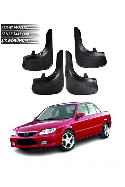 SONİKON LİNE Mazda 323 Compatible 4-Piece Fender Mudguard Dust Cover Modified