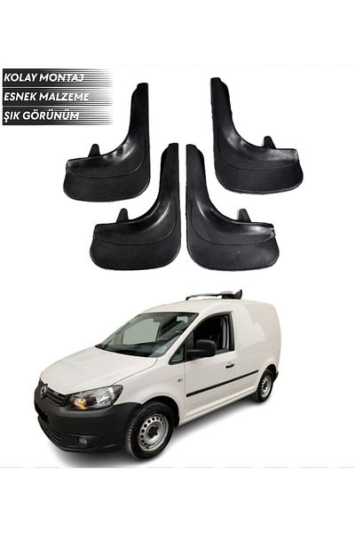 SONİKON LİNE Volkswagen Caddy Compatible 4-Piece Dust Cover Mudguard Mudguard Modified