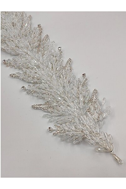 mim eşarp Accesoriu pentru păr și turban de mireasă cu mărgele, cristal floral