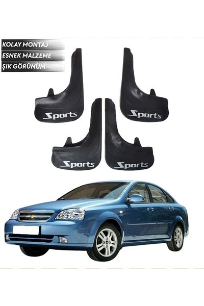 SONİKON LİNE Chevrolet Lacetti Sd Compatible Sports Written 4-Piece Fender Mudguard Dust Cover Modified